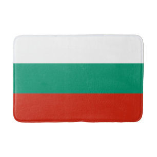 Tapete De Banheiro Bandeira Patriótica Búlgara