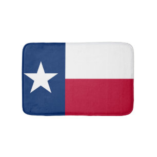 Tapete De Banheiro Bandeira patriótica do estado de Texas