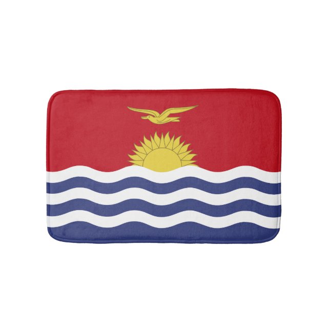 Tapete De Banheiro bandeira quiribatiana (frente)