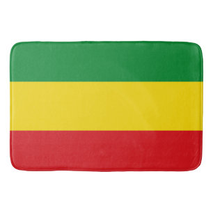 Tapete De Banheiro Bandeira Rastafarian Rasta Etiópia