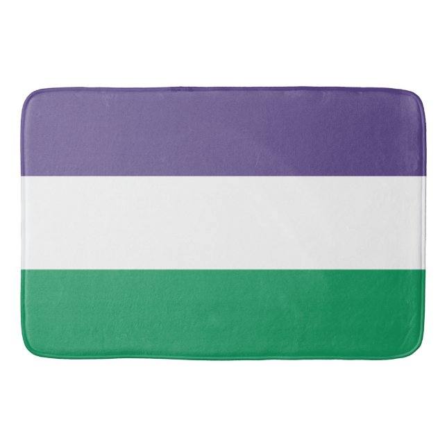 Tapete De Banheiro Bandeira Suffragette (Frente)