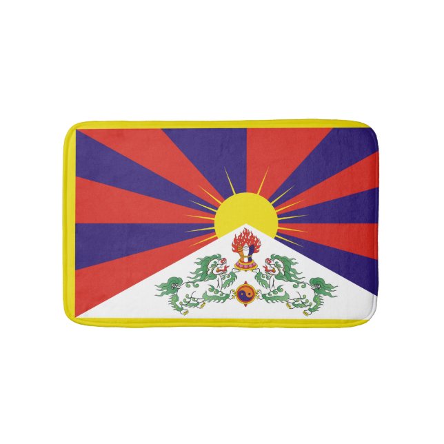 Tapete De Banheiro Bandeira tibetana (frente)