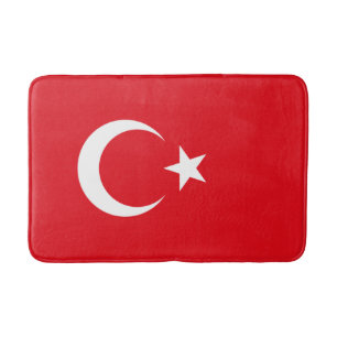 Tapete De Banheiro Bandeira Turca (Turquia)