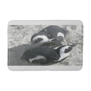 Tapete De Banheiro Banheira de dois pinguins giros