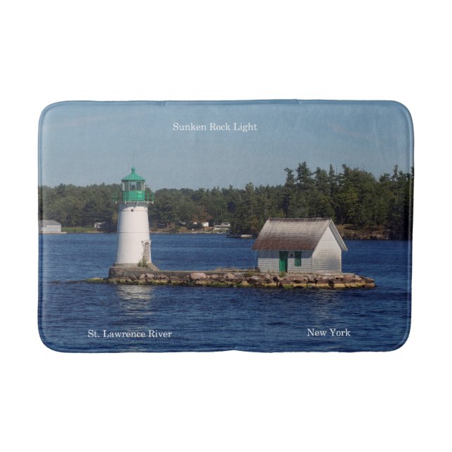 Tapete De Banheiro Banheira Leve Sunken Rock (Frente)