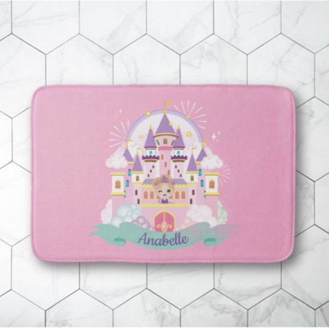 Tapete De Banheiro Banheira mole personalizada da Princesa bonito (Criador carregado)