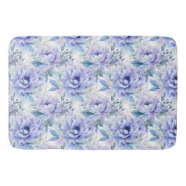 Tapete De Banheiro Banheiro Floral de Púrpura