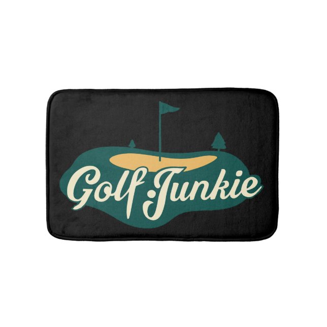 Tapete De Banheiro Banheiro Legal Golf Junkie Cute (frente)