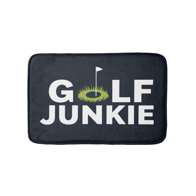 Tapete De Banheiro Banheiro Legal Golf Junkie Cute (frente)