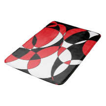 Banho-maria preto, branco e vermelho