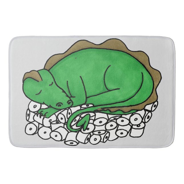 Tapete De Banheiro Barba do Dragão (Frente)