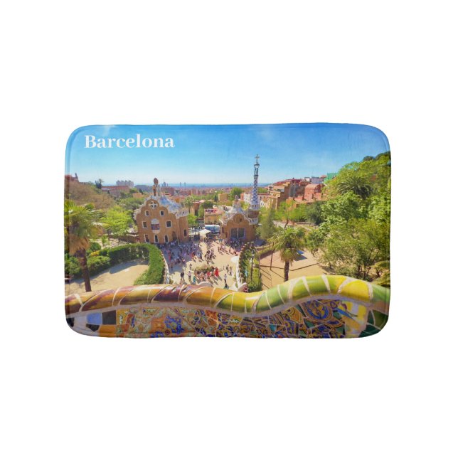 Tapete De Banheiro Barcelona Park Guell (frente)