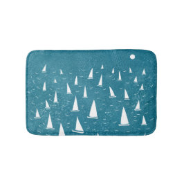 Tapete De Banheiro Barco à vela náutica