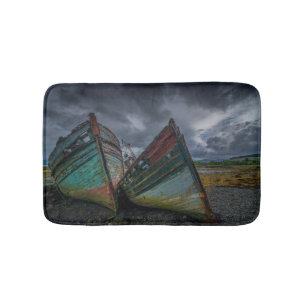 Tapete De Banheiro Barcos de pesca velhos