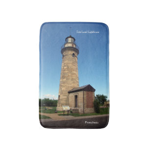 Tapete De Banheiro Batata de banho do Erie Land Lighthouse