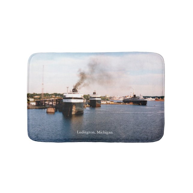 Tapete De Banheiro Batata de Ludington Ferries (frente)