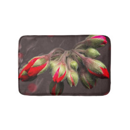 Tapete De Banheiro Bath Mat Bloom Red And Dark