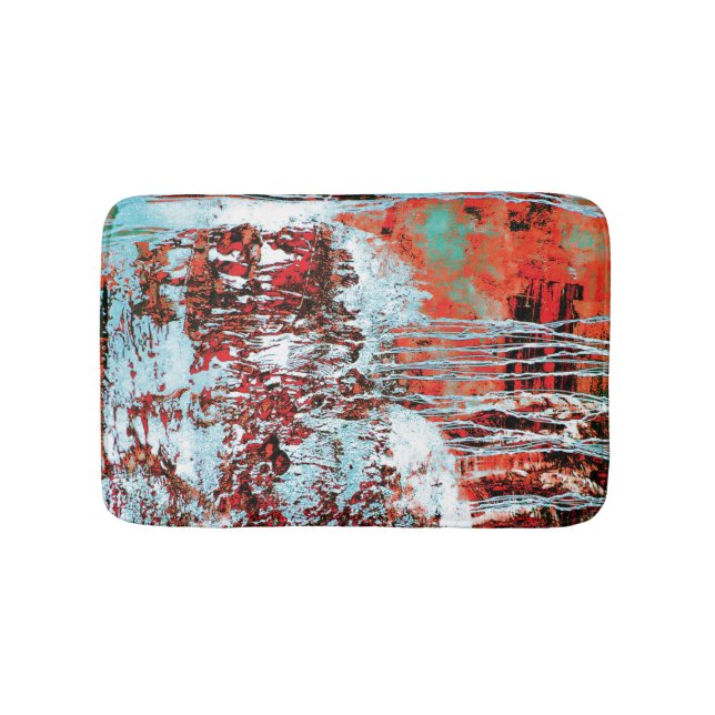 Tapete De Banheiro Bath Mat – Corrosion Pulse (frente)