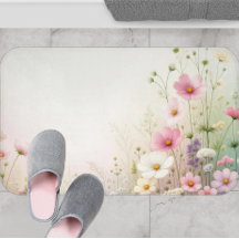 Bath Mat, Cottagecore Bathroom Rug