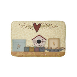 Tapete De Banheiro Bath Mat da Coleção Primitiva