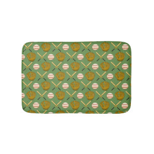 Tapete De Banheiro Bath Mat de Diversão do Baseball