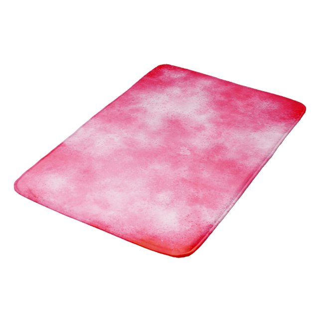 Tapete De Banheiro Bath Mat de Efeito da Nuvem Rosa (Angulado)