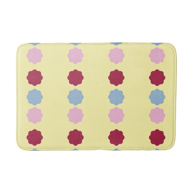 Tapete De Banheiro Bath Mat de Linha Círculo (Frente)