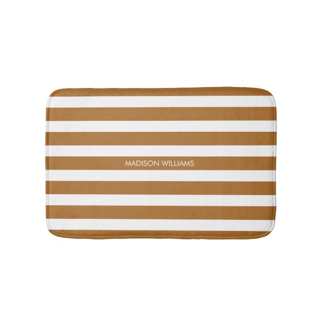Tapete De Banheiro Bath Mat de Nome Personalizado (frente)