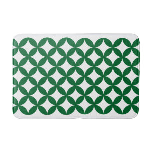 Tapete De Banheiro Bath Mat de Padrão de Remessa Verde
