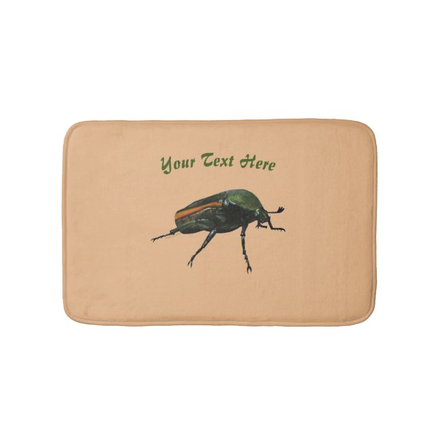 Tapete De Banheiro Bath Mat do Inseto do besouro (frente)