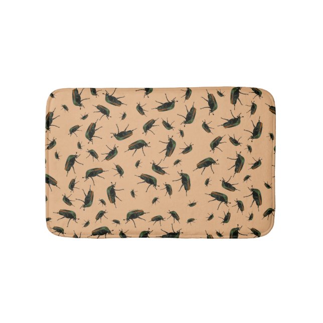 Tapete De Banheiro Bath Mat do Inseto do besouro (frente)