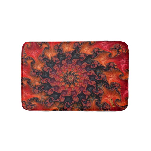 Tapete De Banheiro Bath Mat - F898 "Rota da Seda" (frente)