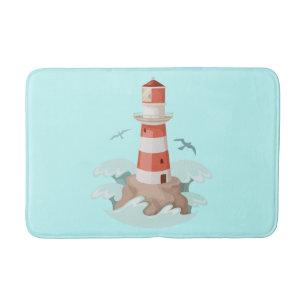 Tapete De Banheiro Bath Mat/Farol