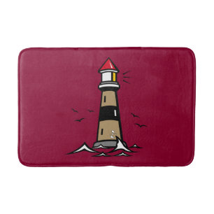 Tapete De Banheiro Bath Mat/Farol