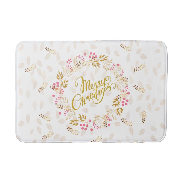 Tapete De Banheiro Bath Mat Felry Natal (Frente)