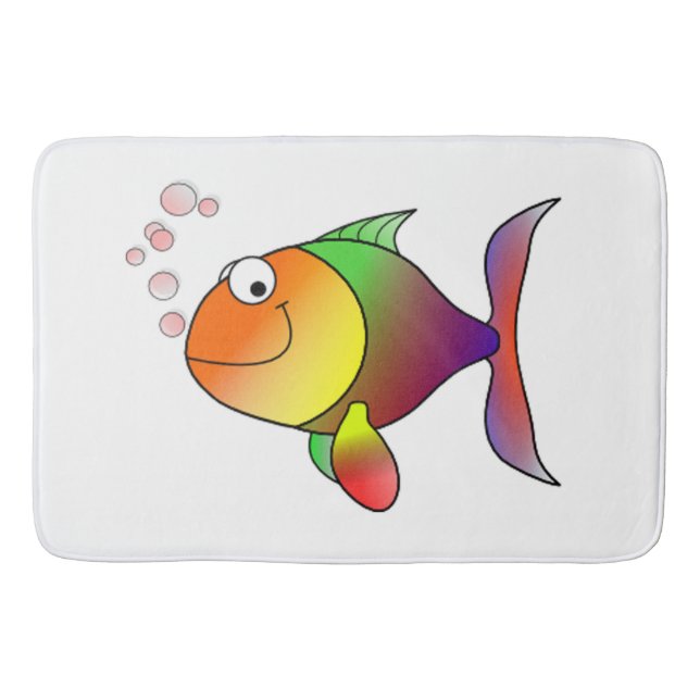 Tapete De Banheiro Bath Mat/Fish (Frente)