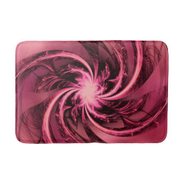 Tapete De Banheiro Bath Mat Fractal Twisted Roxo & Plum