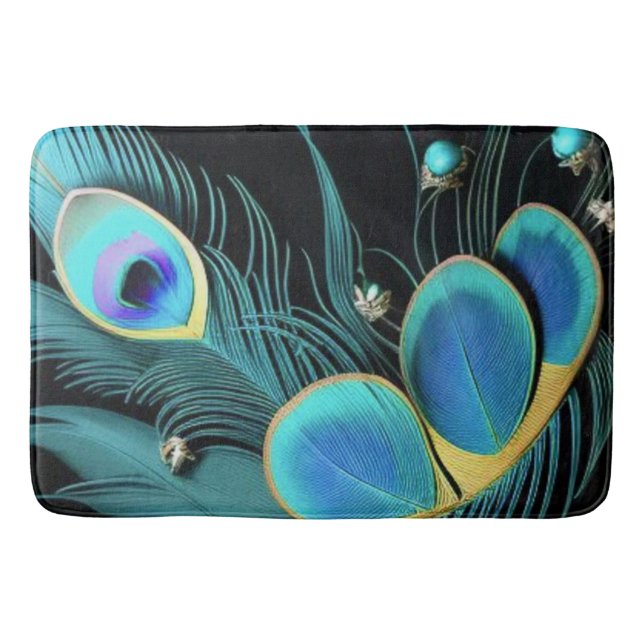 Tapete De Banheiro Bath Mat/Majexpressas Peacock - Bath Mat (Frente)