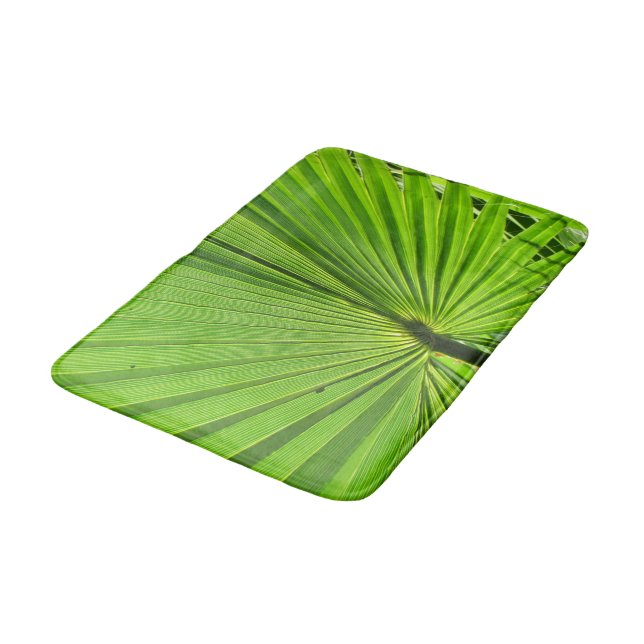 Tapete De Banheiro Bath Mat - Palm Frond (Angulado)