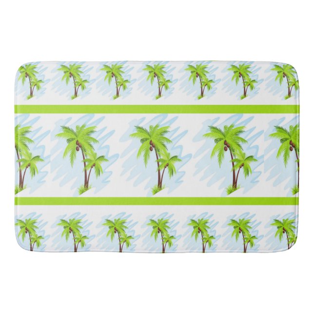 Tapete De Banheiro Bath Mat/Palm Trees (Frente)