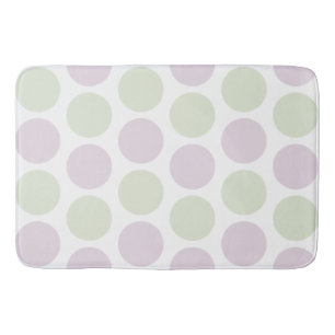 Tapete De Banheiro Bath Mat Púrpura e Verde