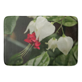 Tapete De Banheiro Bath Mat Red White Green Flower