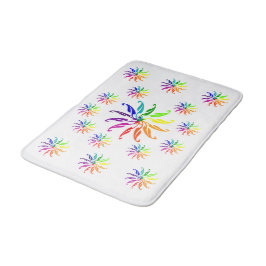 Tapete De Banheiro Bath Mat - Rodas coloridas