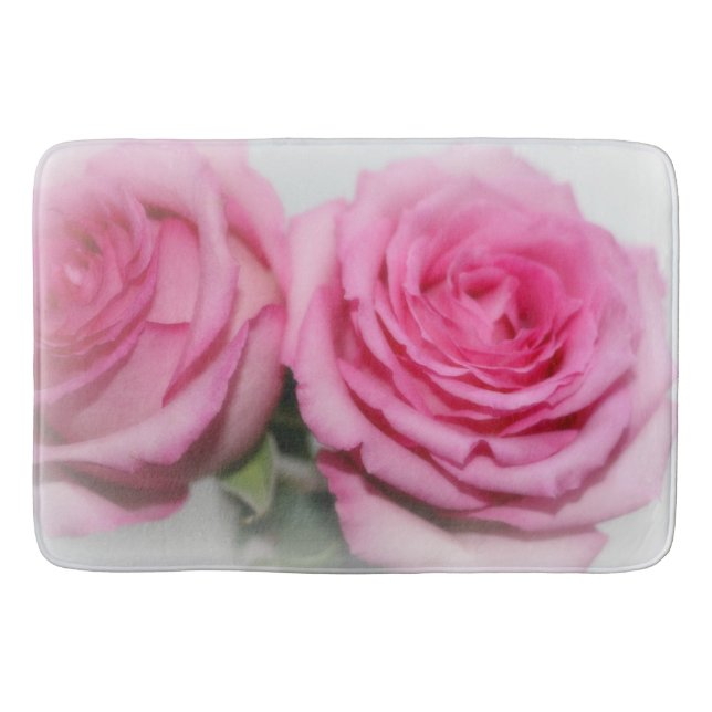 Tapete De Banheiro Bath Mat/Rosa (Frente)