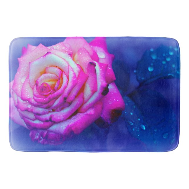 Tapete De Banheiro Bath Mat/Rosa (Frente)