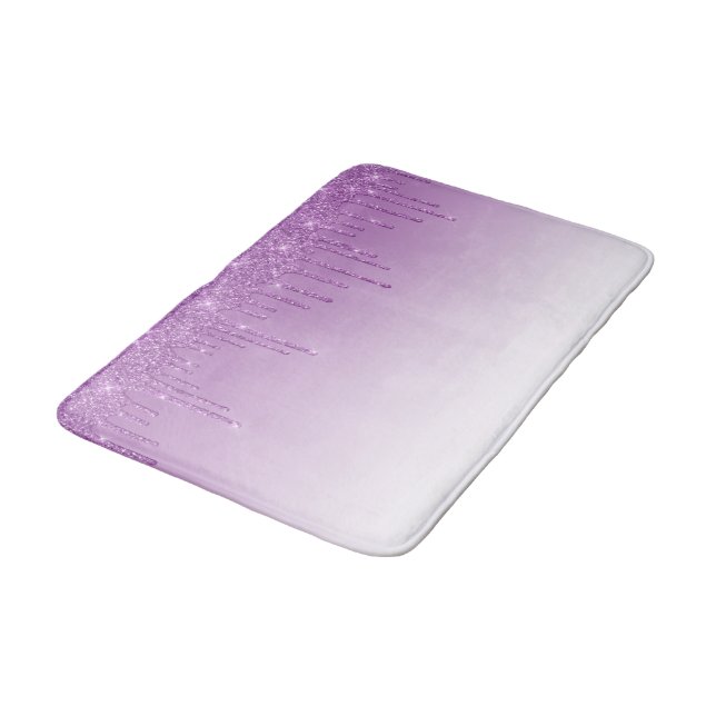 Tapete De Banheiro Bath Mat Roxo (Angulado)