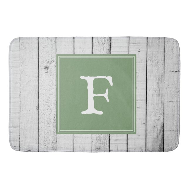 Tapete De Banheiro Bath Mat Russo Verde (Frente)