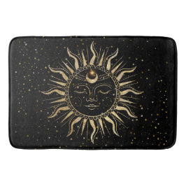 Tapete De Banheiro Bath Mat- Sun Moon Stars