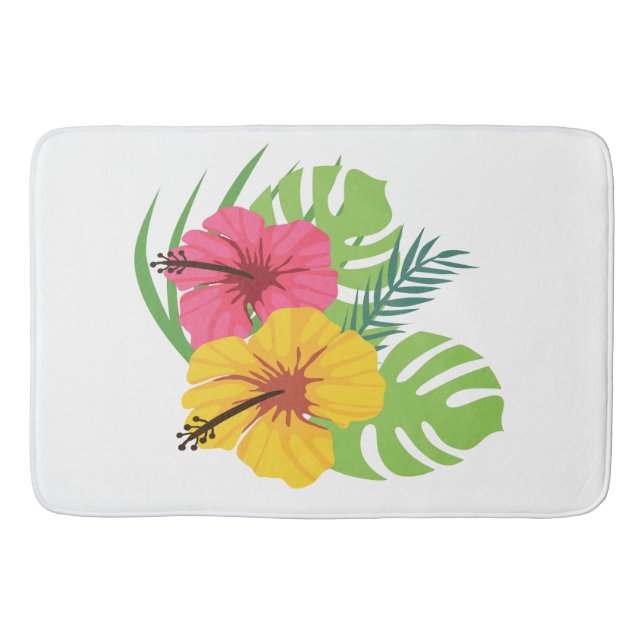 Tapete De Banheiro Bath Mat Tropical (Frente)