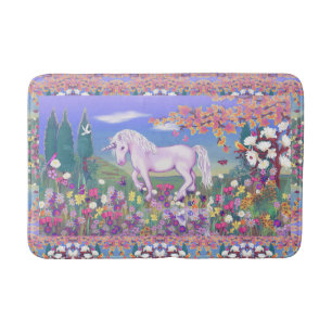 Tapete De Banheiro Bath Mat, um paraíso roxo